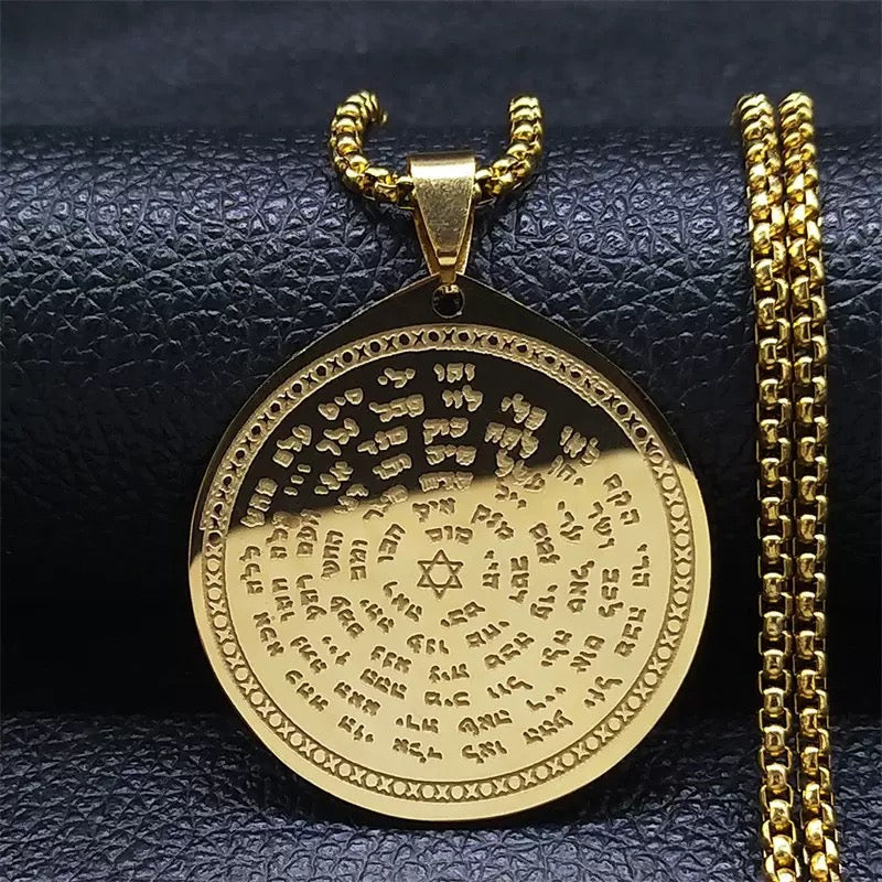 שומר על האור בלב - שרשרת בציפוי זהב 18K