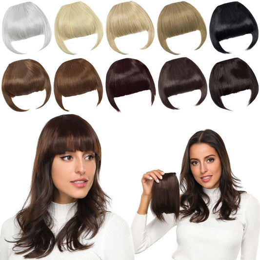 תוספות שיער ללא תפרים ב-3D Clip-In Bangs